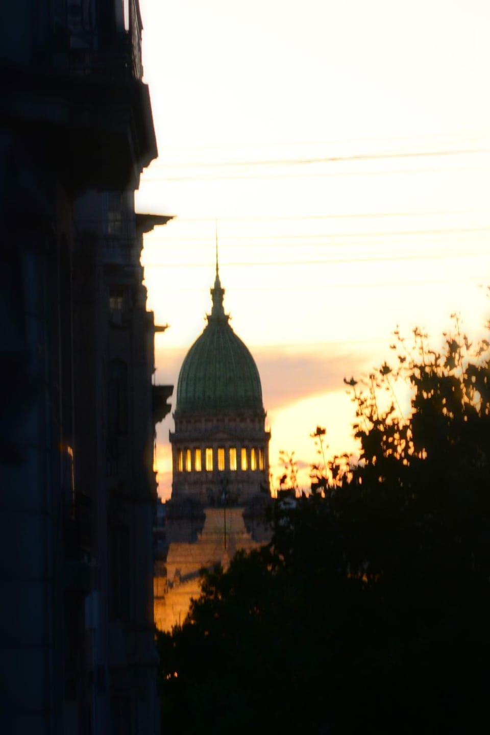 Nearby landmark, Landmark view, Sunset