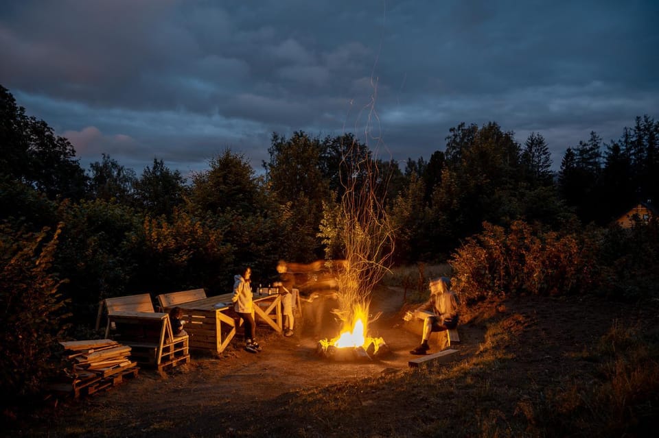 Night, Natural landscape, BBQ facilities