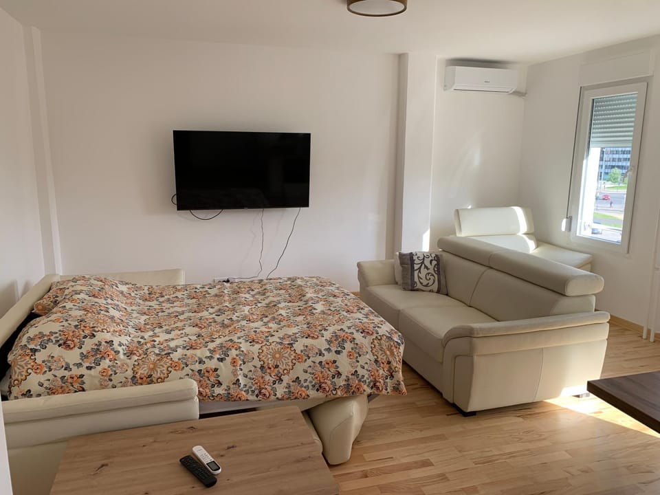 Bed, TV and multimedia, Living room