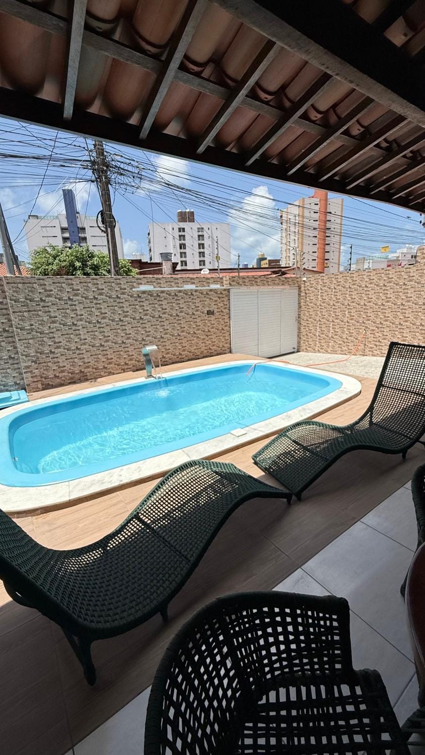 Casa c piscina á 400m da praia Cabo Branco House in João Pessoa