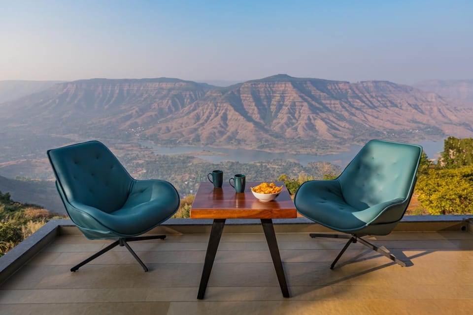 Patio, Day, Natural landscape, View (from property/room), Seating area, Mountain view