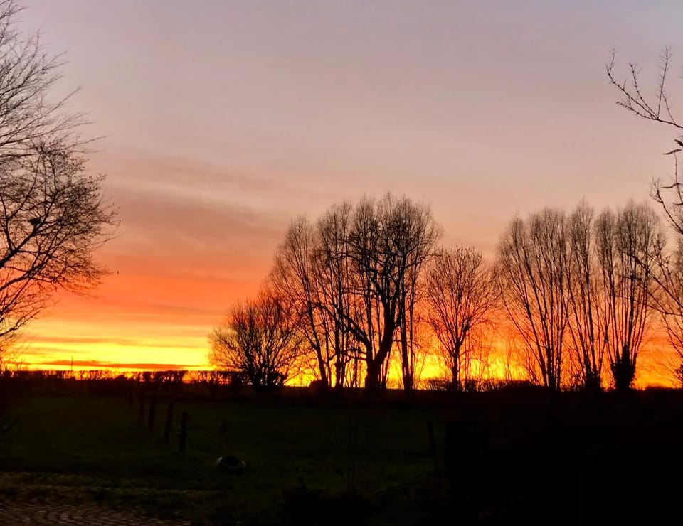 Natural landscape, Sunset