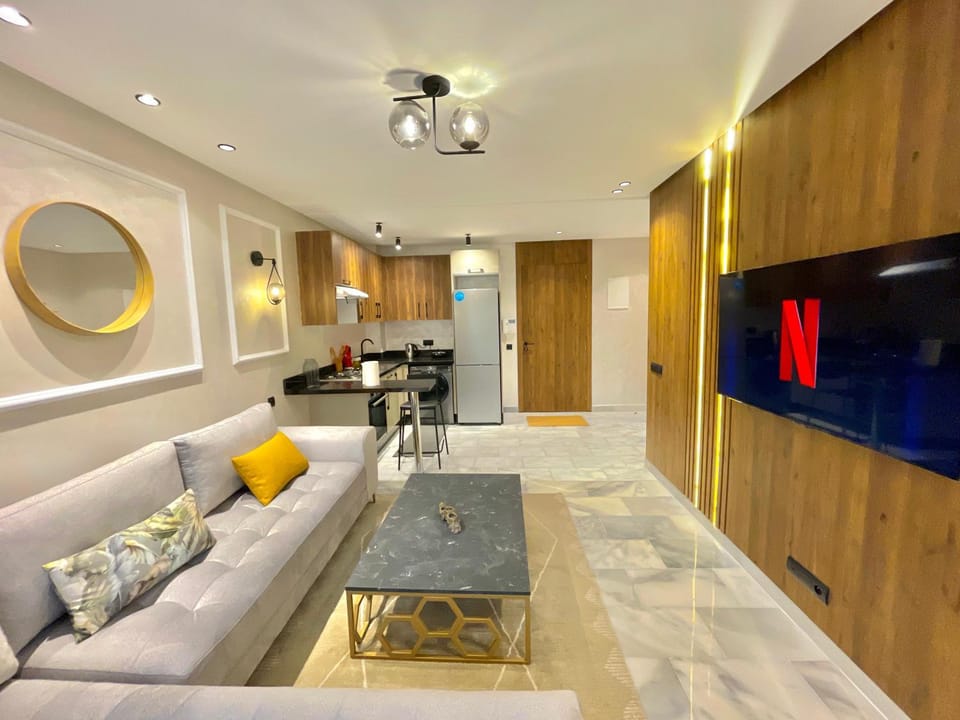 Communal lounge/ TV room, TV and multimedia, Kitchen or kitchenette, Living room, Seating area, Dining area, Evening entertainment