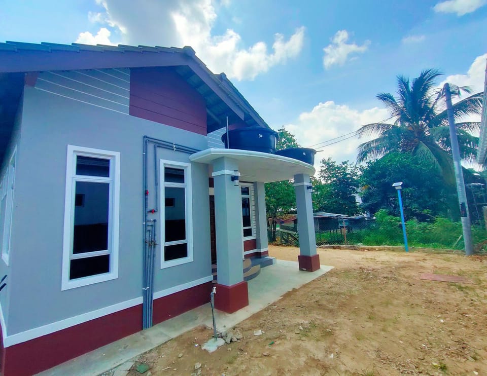 Property building, Garden view