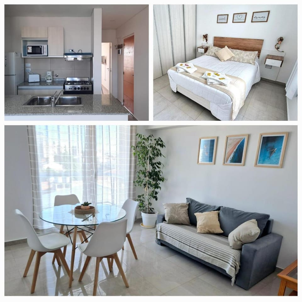 Bed, Kitchen or kitchenette, Living room