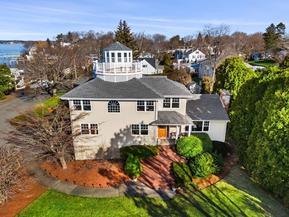 Property building, Natural landscape, Garden, Sea view