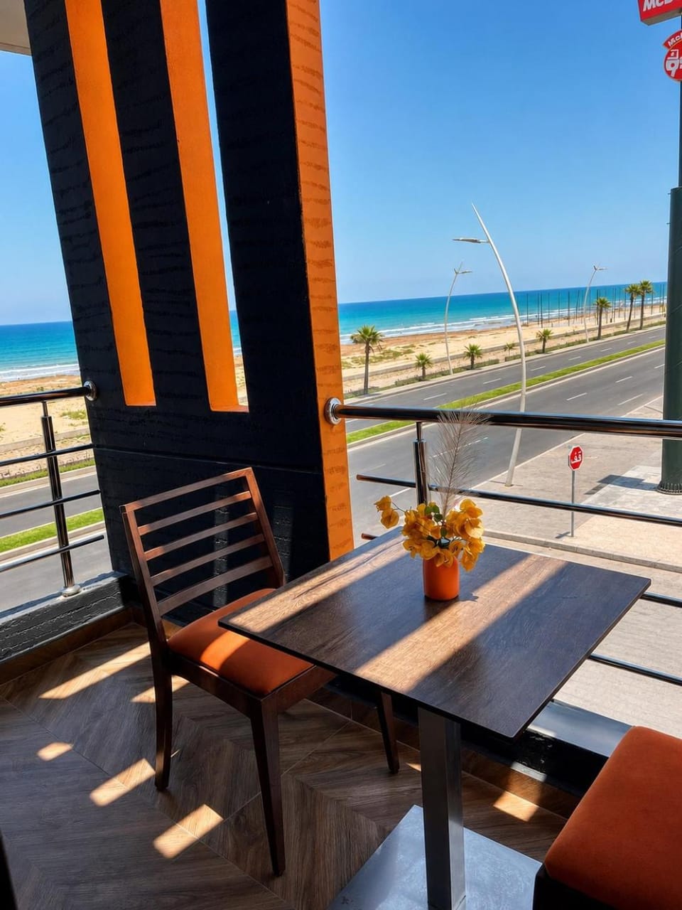 Patio, Natural landscape, Sea view