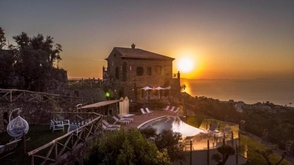Sea view, Swimming pool, Sunset