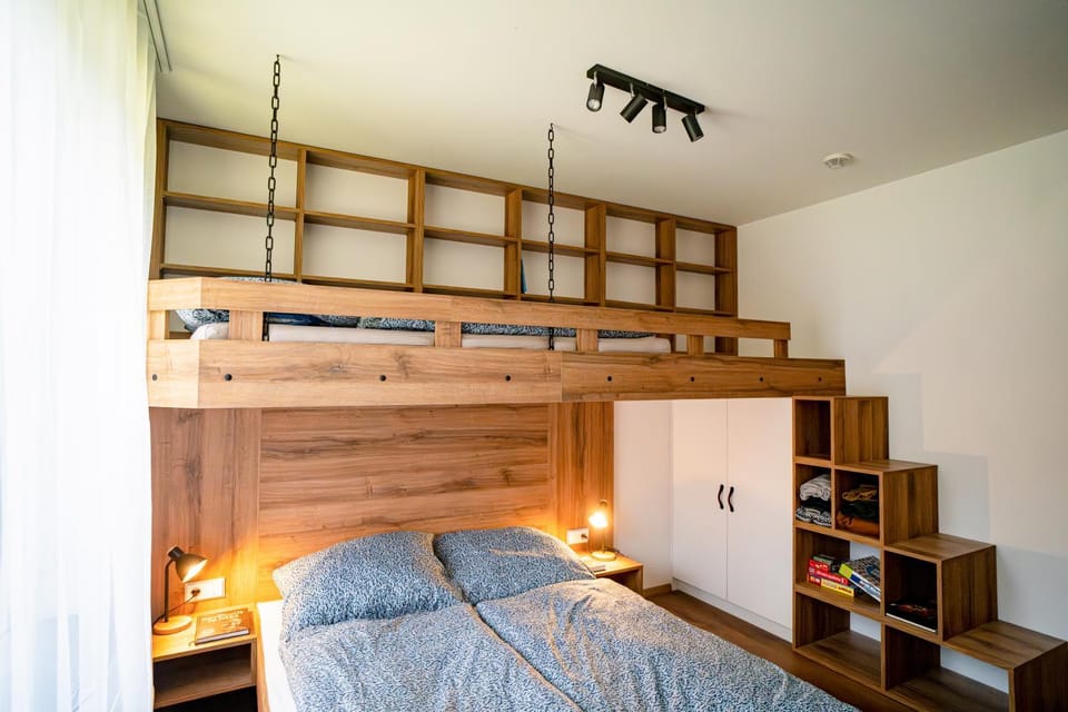 Bed, Photo of the whole room, Bedroom, wardrobe