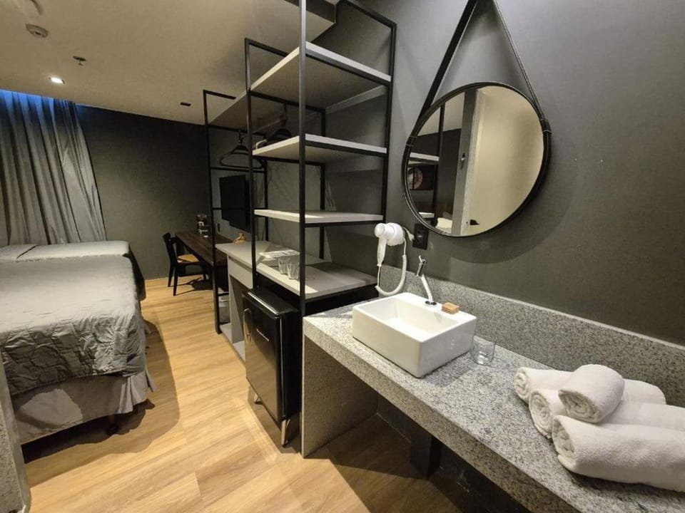 Bed, Bathroom, Bedroom