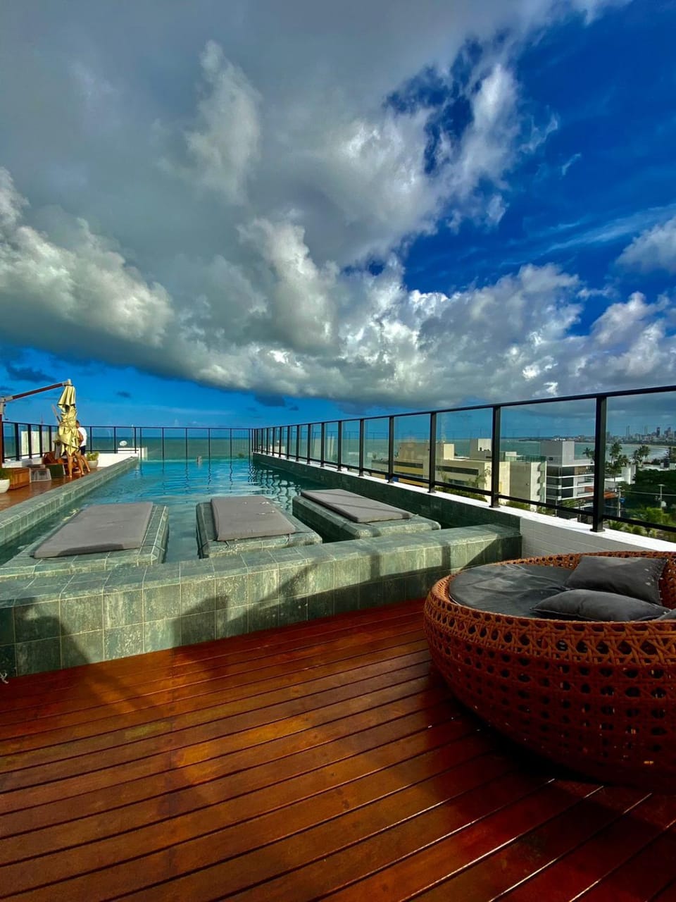 Natural landscape, Pool view, Swimming pool