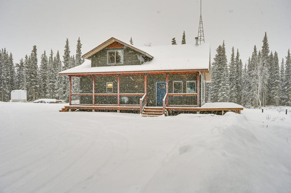 Custom Kasilof Cabin on 40 Private Acres Cabin in Kasilof