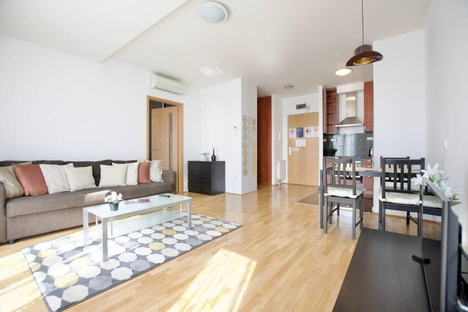 Kitchen or kitchenette, Living room, Dining area