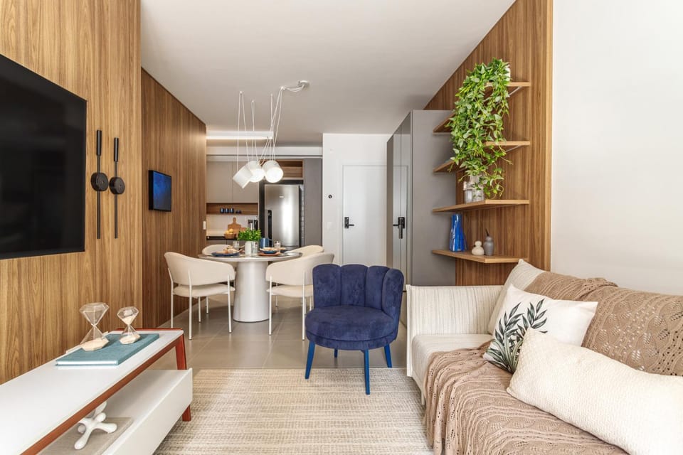 Home Cacupé: Conforto e sofisticação WF8996 Apartment in Florianopolis