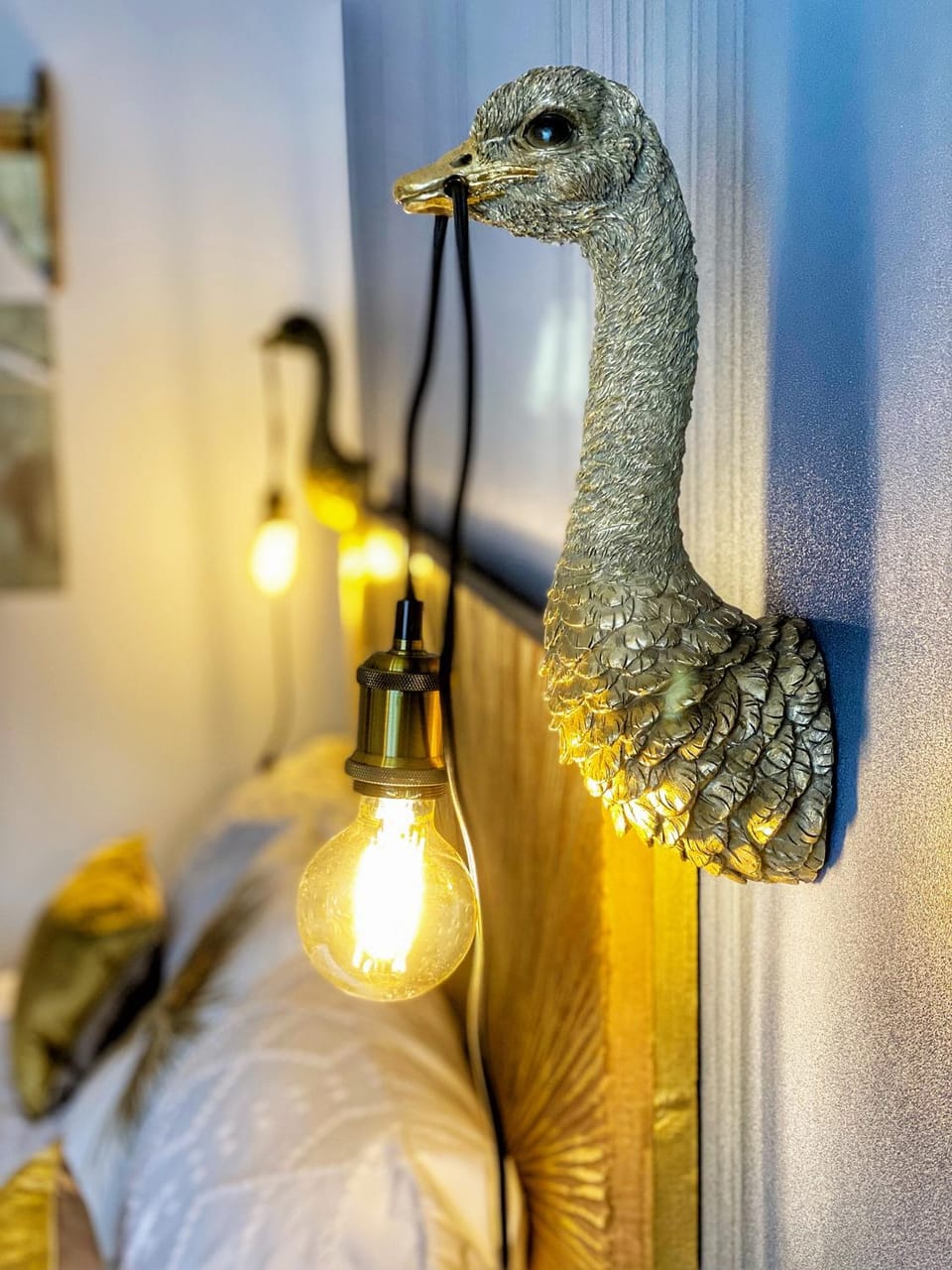 Bed, Decorative detail, Bedroom