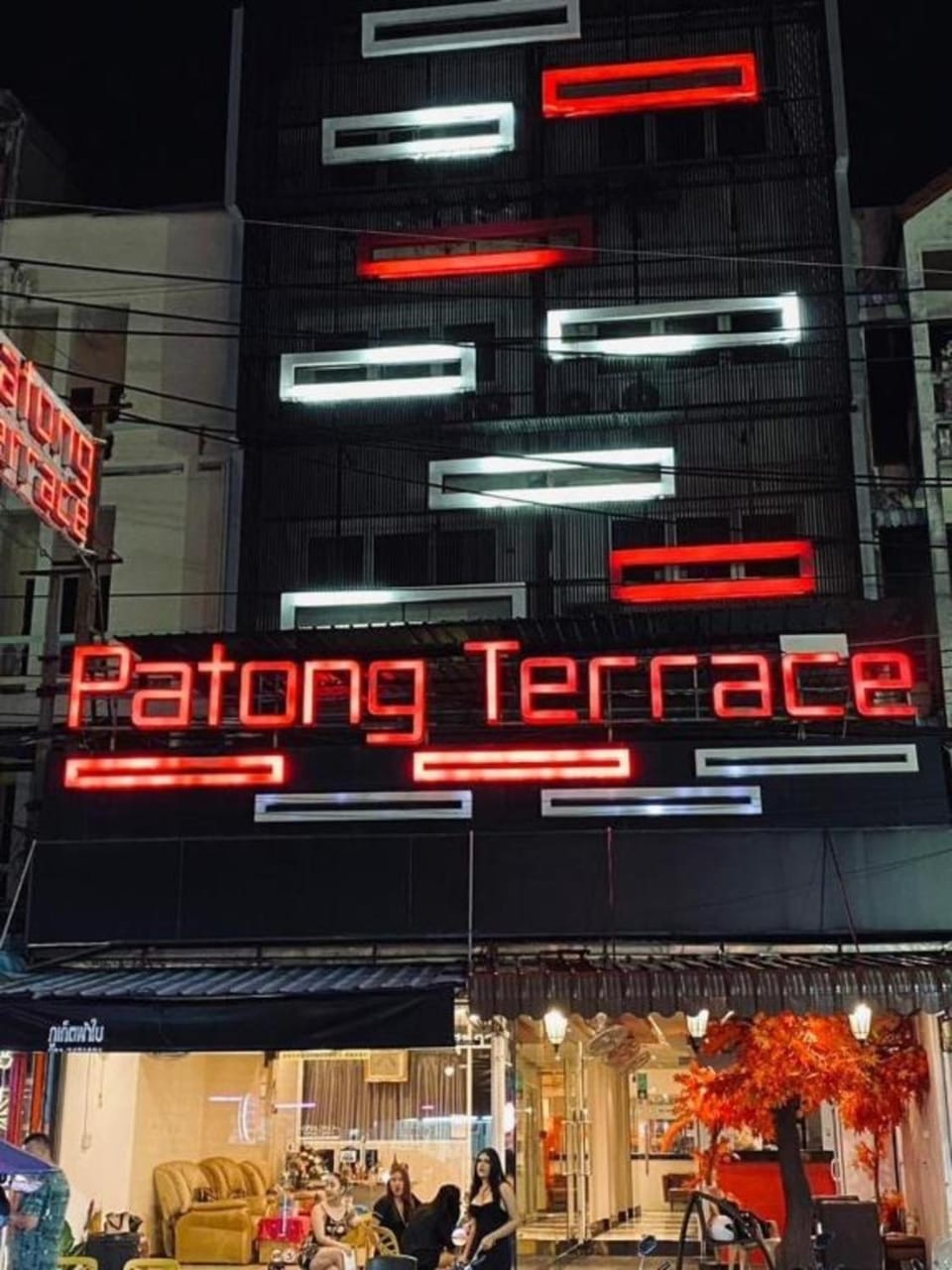 Property building, Night, Street view