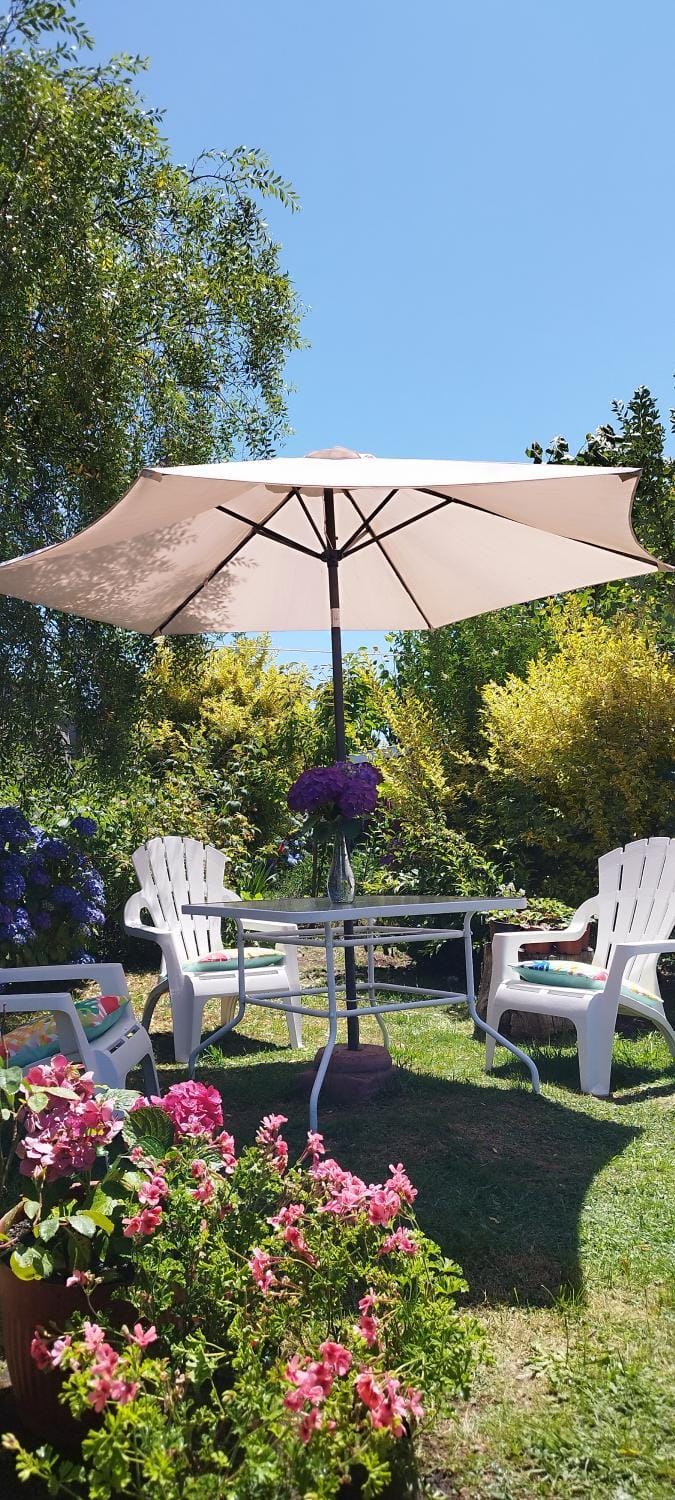 Patio, Spring, Day, Garden, Garden, Garden view