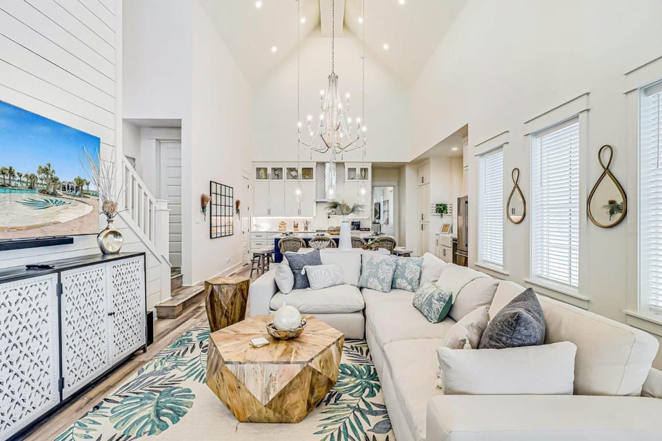 Day, Living room, Seating area, Swimming pool, furniture
