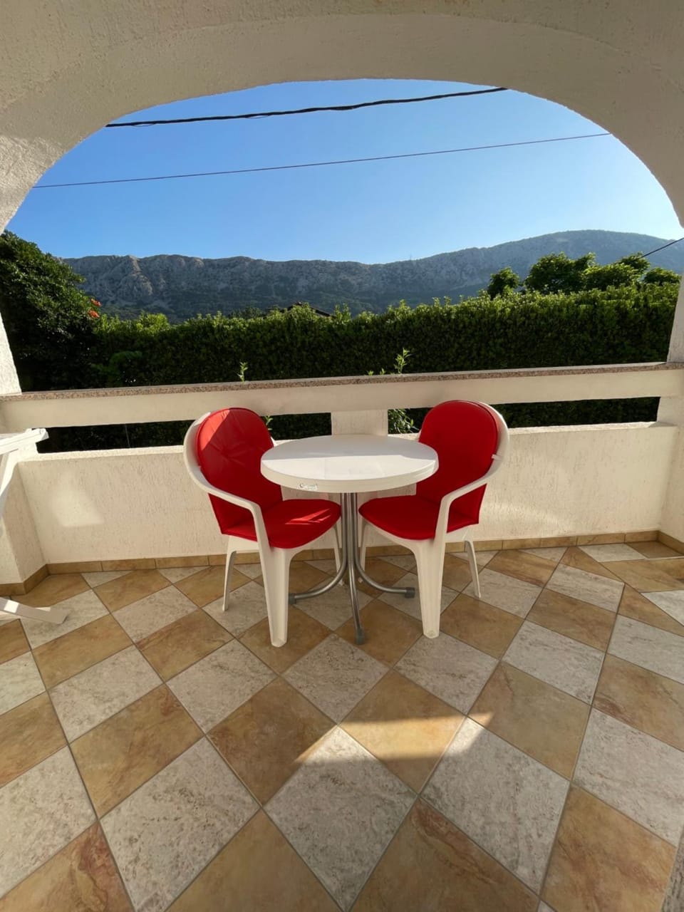 Patio, Day, Natural landscape, View (from property/room), Balcony/Terrace, Mountain view
