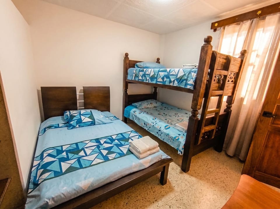 Bed, Photo of the whole room, Bedroom, bunk bed, wardrobe
