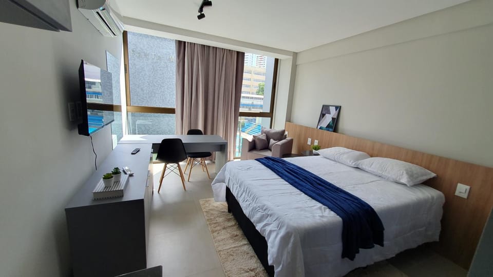 Bed, TV and multimedia, Photo of the whole room, Bedroom, hair dresser