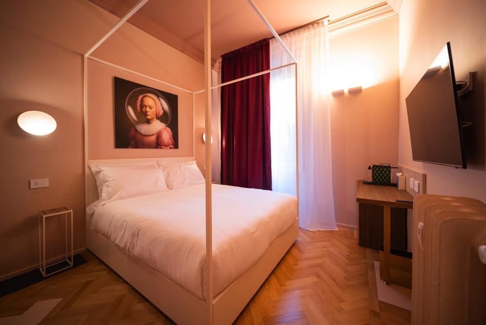 Bed, TV and multimedia, Coffee/tea facilities, Photo of the whole room, Bedroom, hair dresser