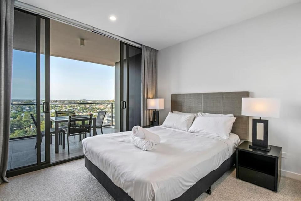 Stunning cityview 1BR Apt, 1 min to train Apartment in Brisbane