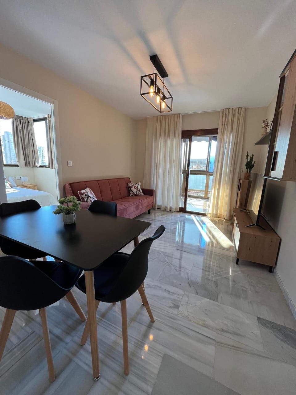Living room, Seating area, Dining area