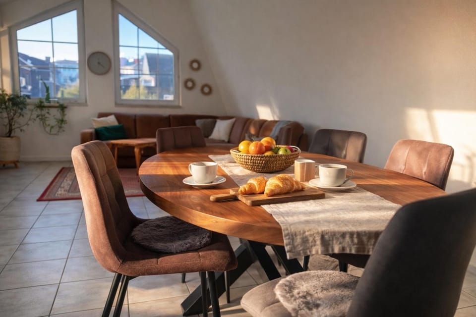 Living room, Seating area, Dining area, Food