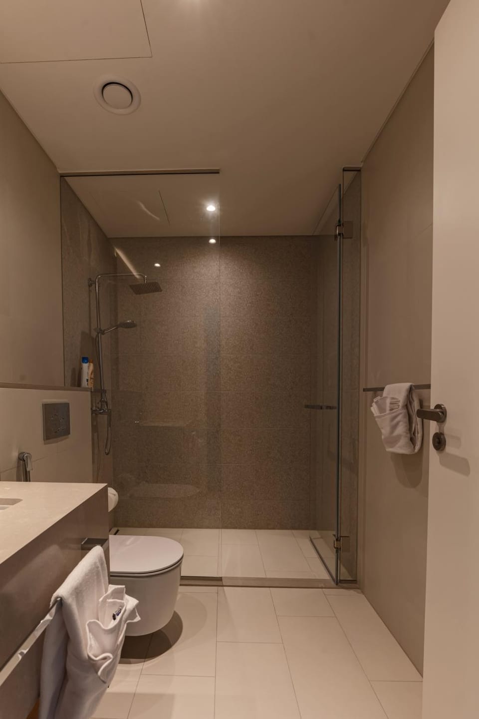 Shower, Toilet, Bathroom, towels