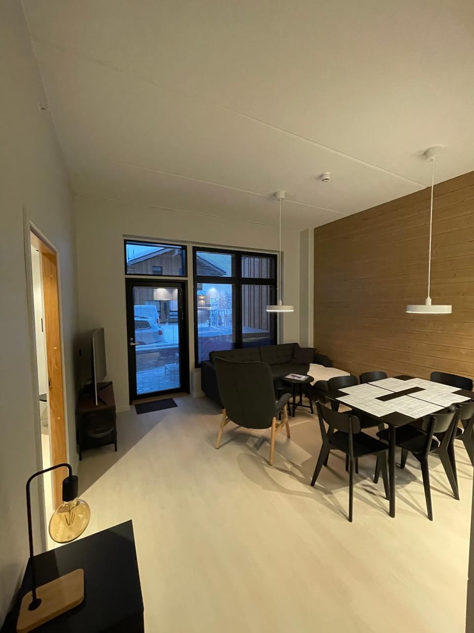 Living room, Seating area, Dining area