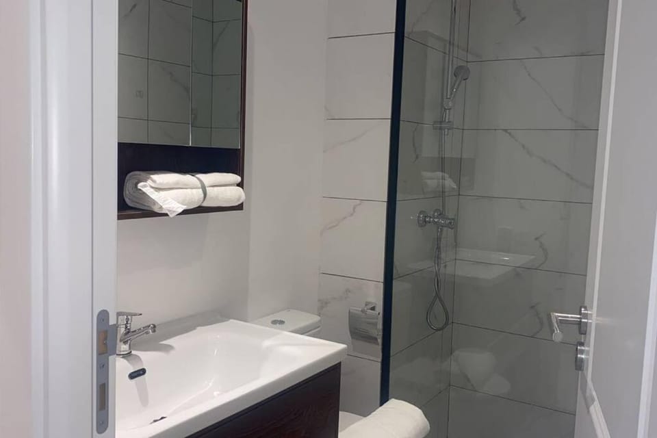 Shower, Toilet, Bathroom, towels