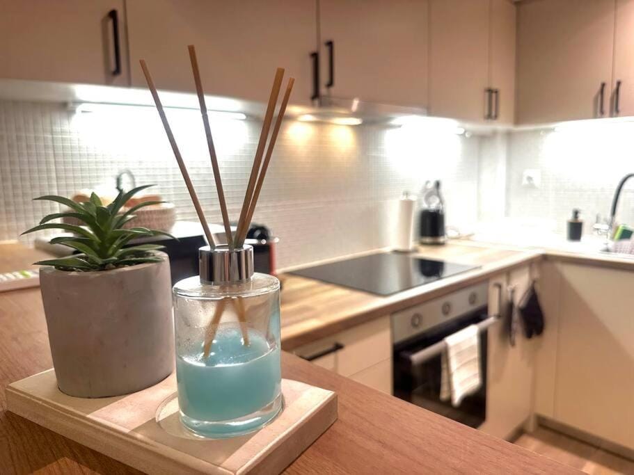 Family Loft with Private parking Next to Μetro and Railway Apartment in Athens