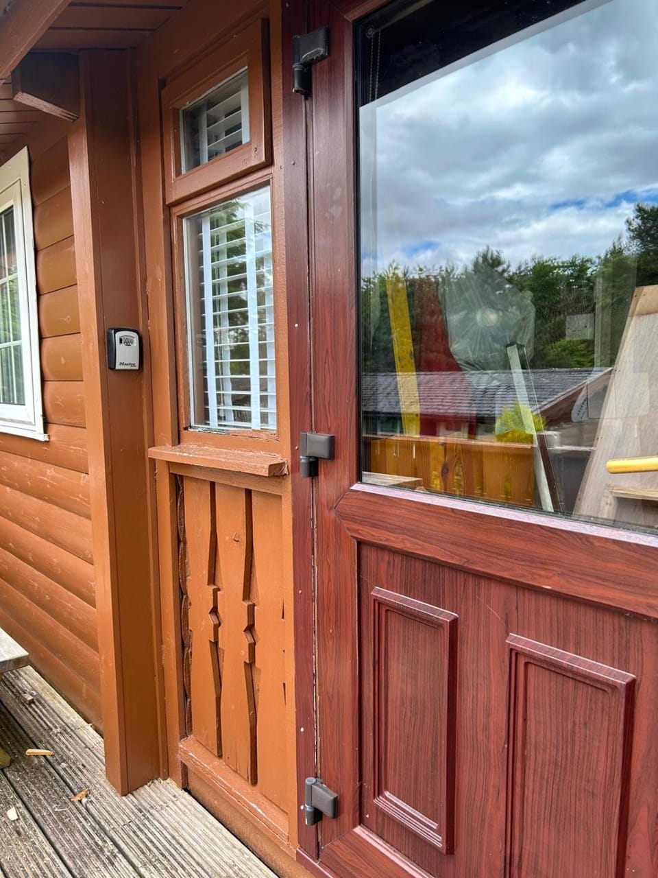Snug and cosy log cabin. Cabin in Trawsfynydd