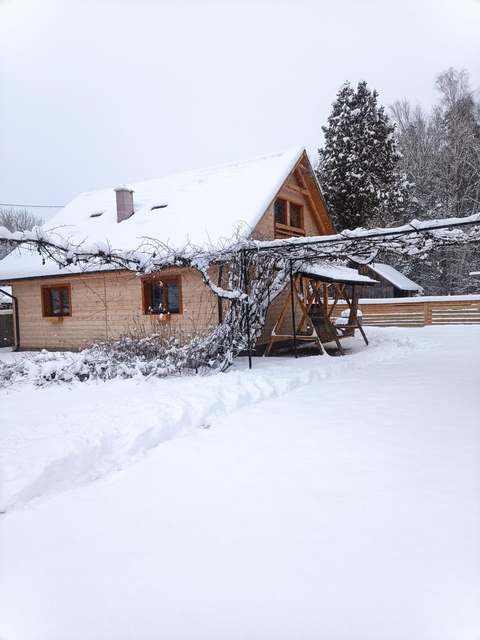 Property building, Day, Natural landscape, Winter