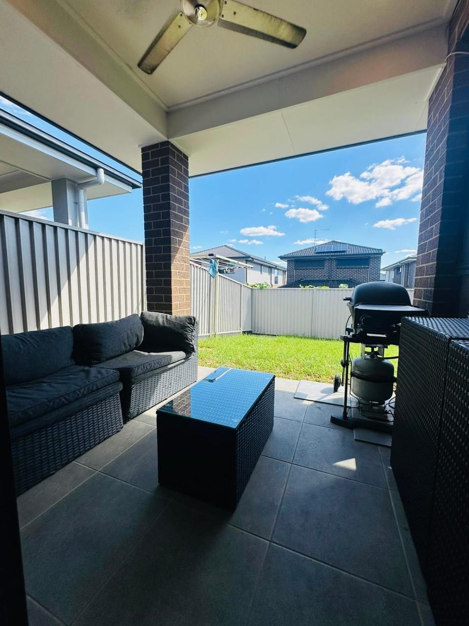 Patio, Day, View (from property/room), Balcony/Terrace, Living room, Seating area