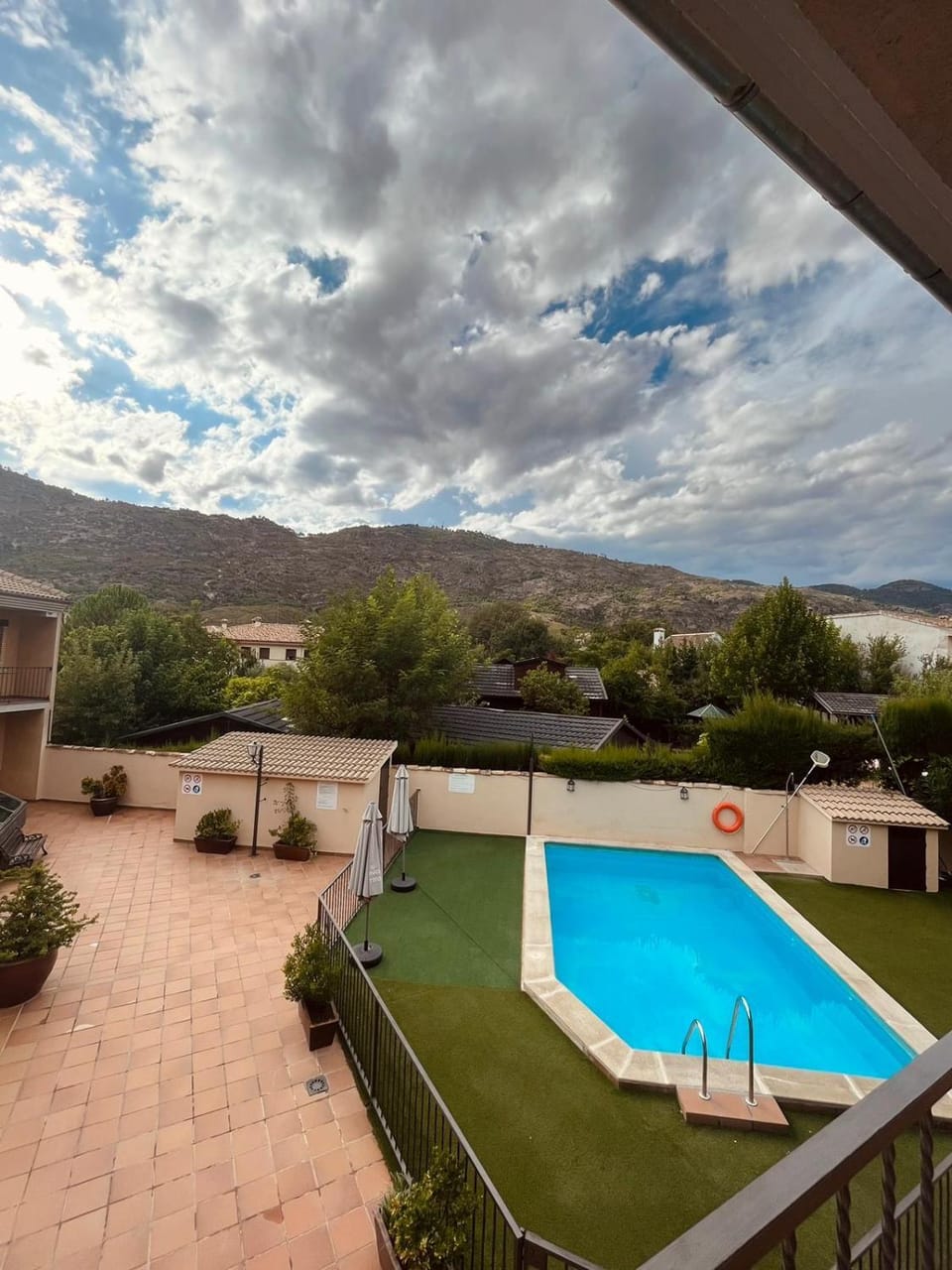 Natural landscape, Mountain view, Swimming pool