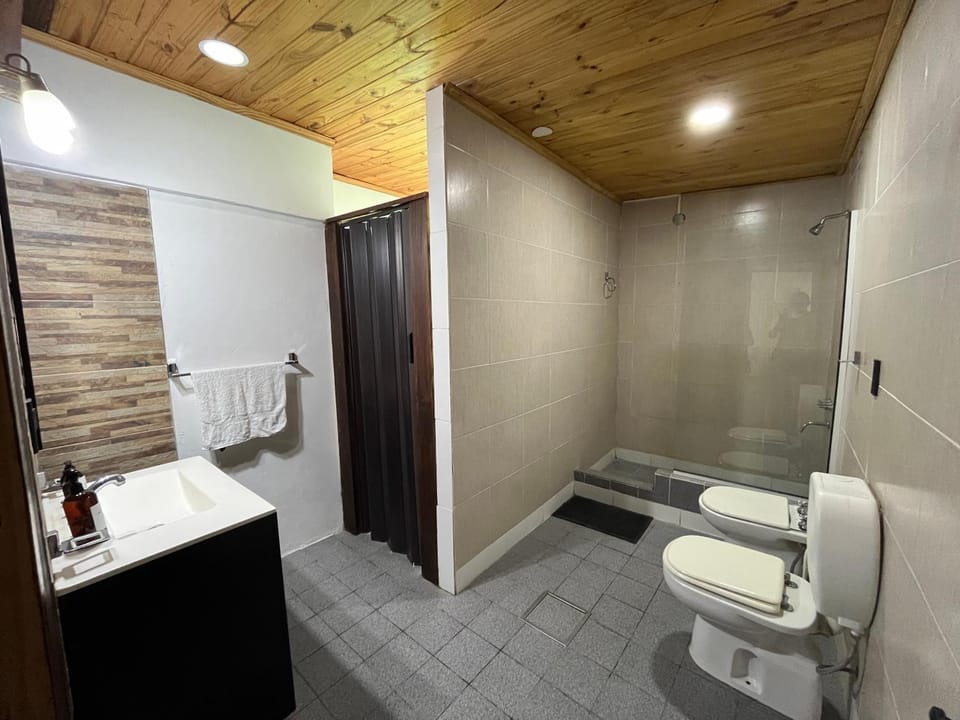 Shower, Toilet, Bathroom, bidet, towels