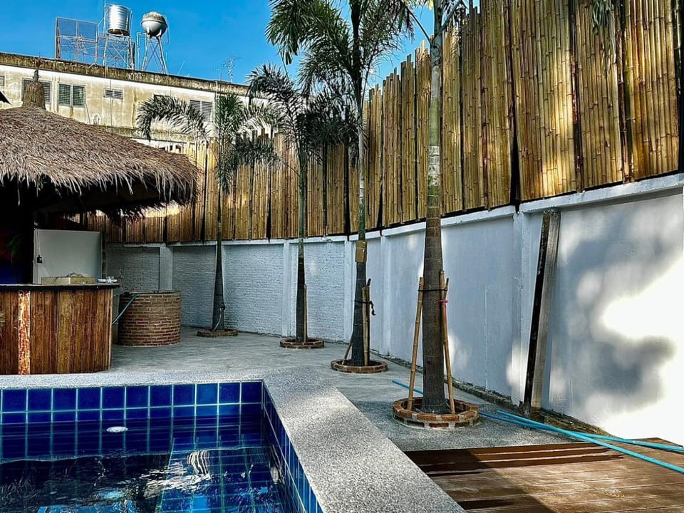 Patio, Day, Garden, Pool view, Swimming pool
