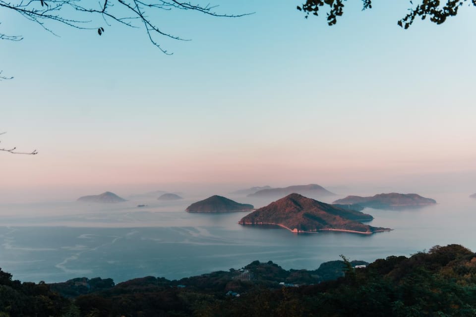 Day, Natural landscape, Mountain view, Sea view, Sunset