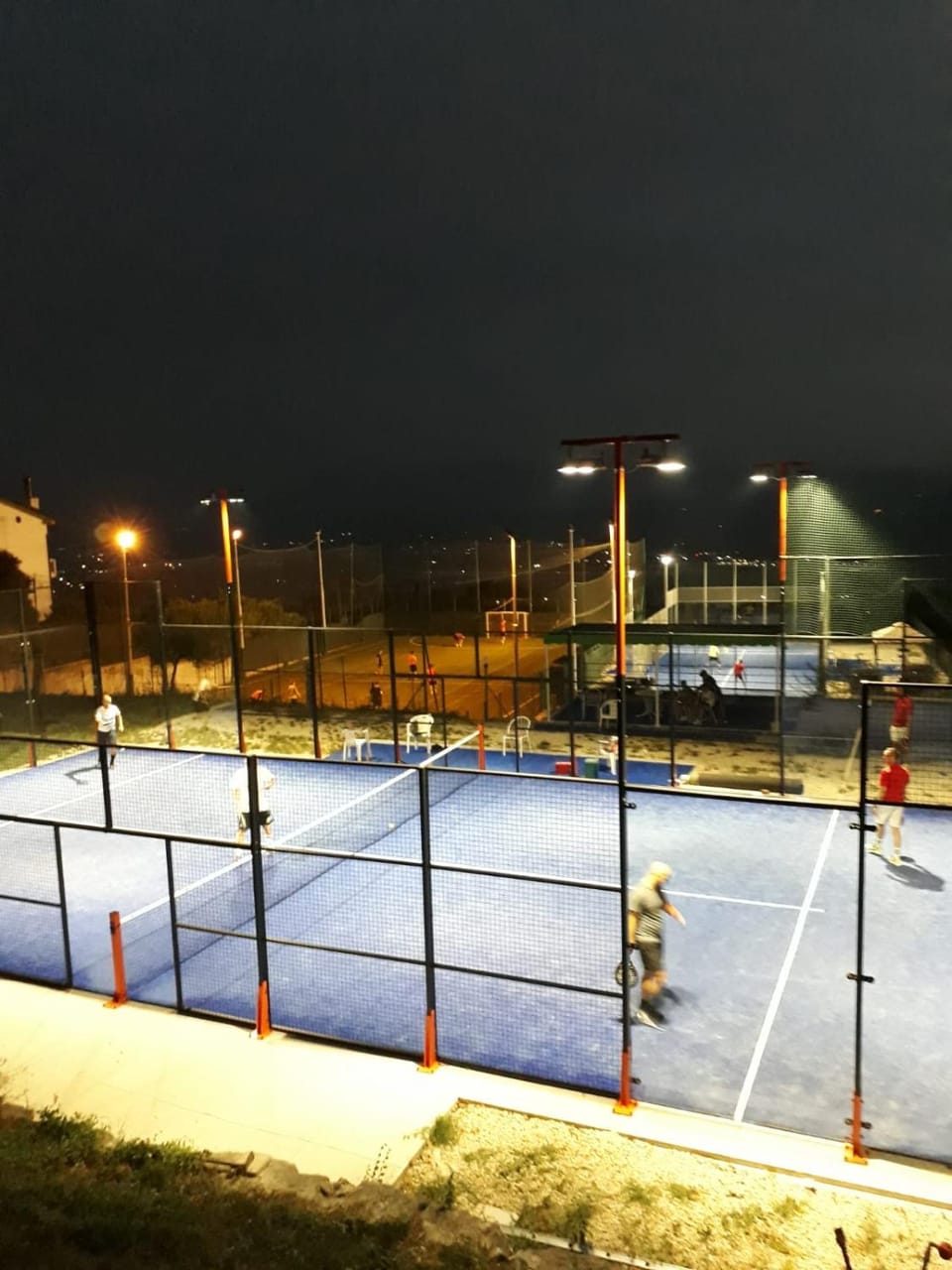 Night, Tennis court, Sports, Entertainment
