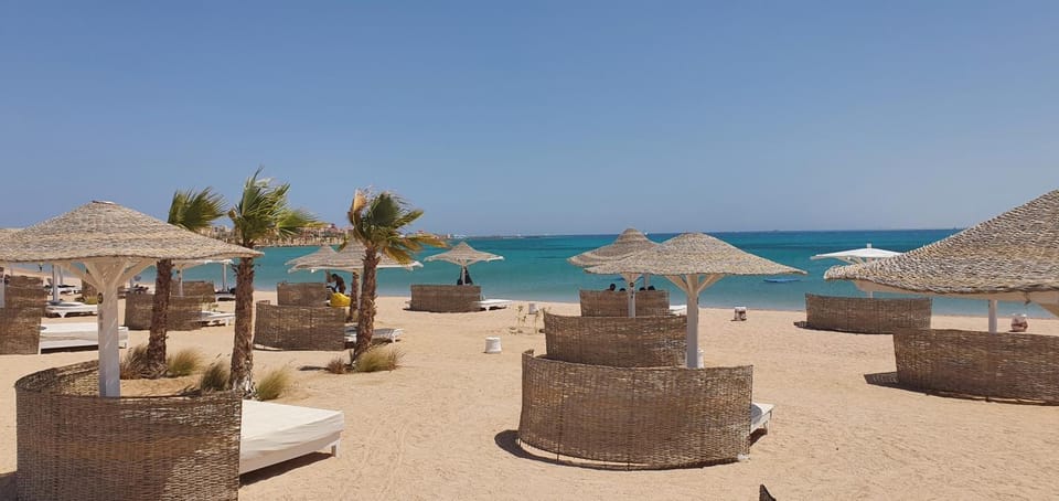 Day, Beach, sunbed