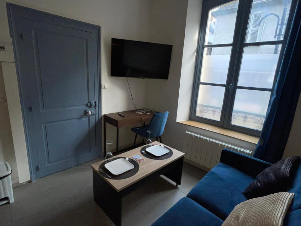 Le bleu velours, studio centre ville historique Apartment in Bourges