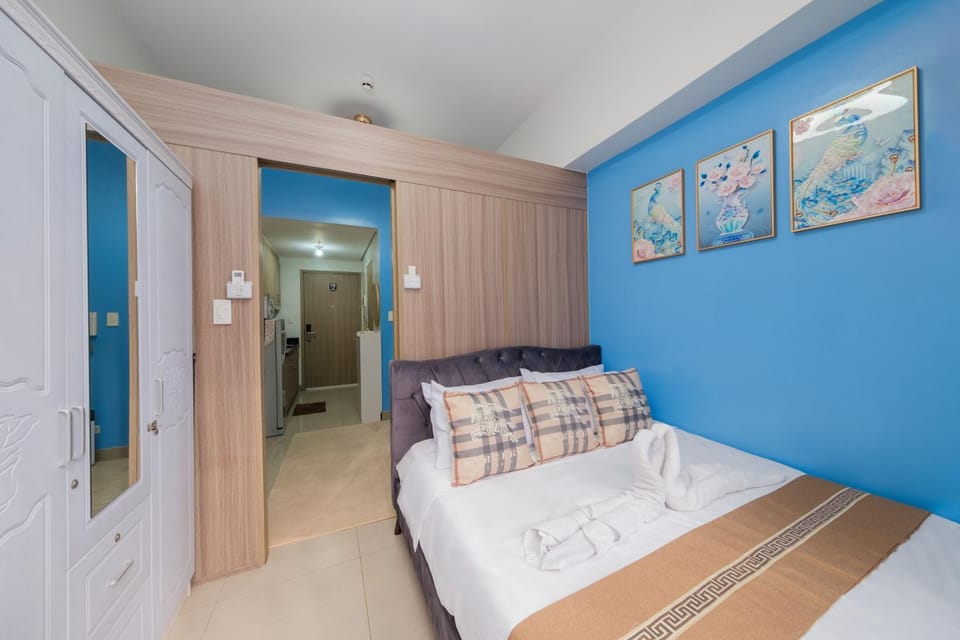 Bed, Photo of the whole room, Bedroom, wardrobe