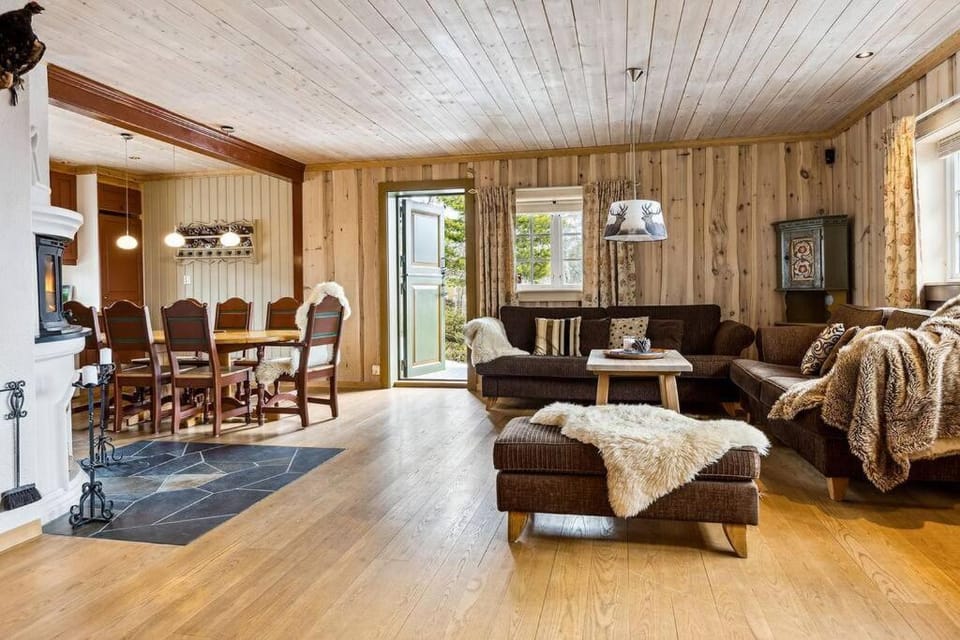 Koslig hytte ved Grimsdalen House in Innlandet