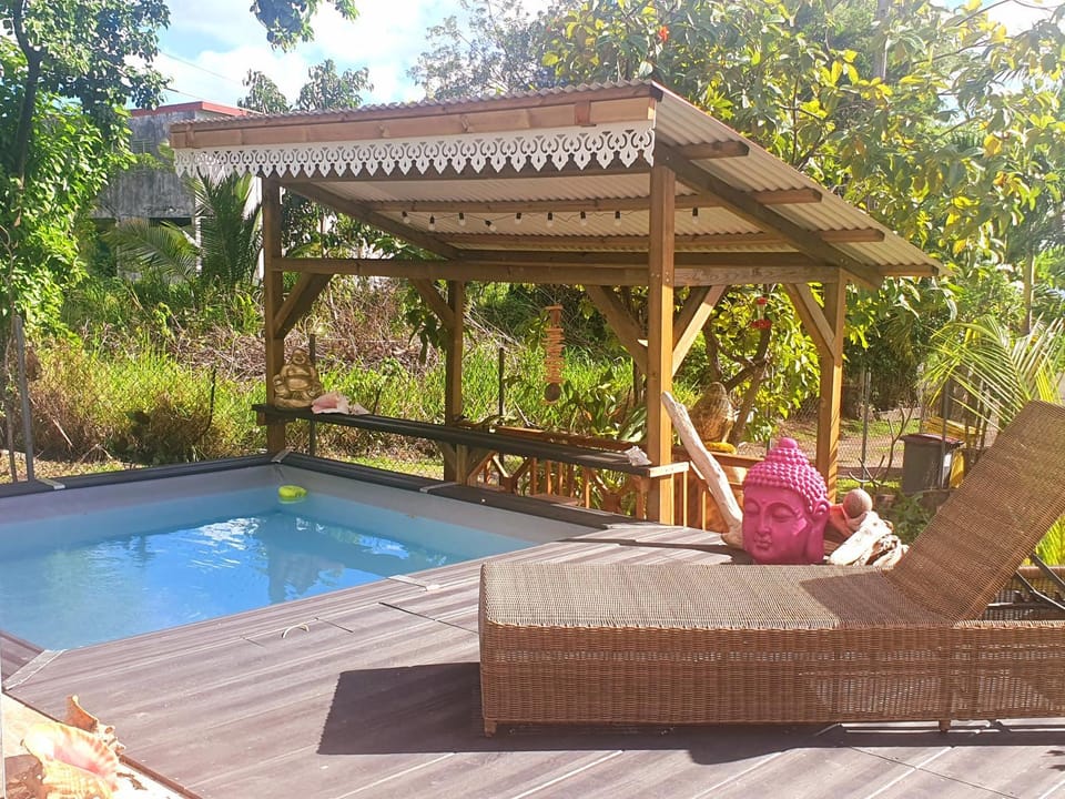 Patio, Garden view, Pool view, Swimming pool, sunbed