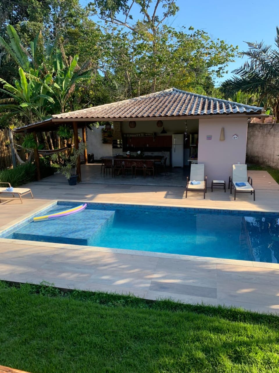 Patio, Day, Pool view, Swimming pool, sunbed