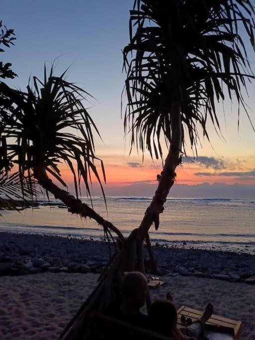 Beach, Sea view, Sunset