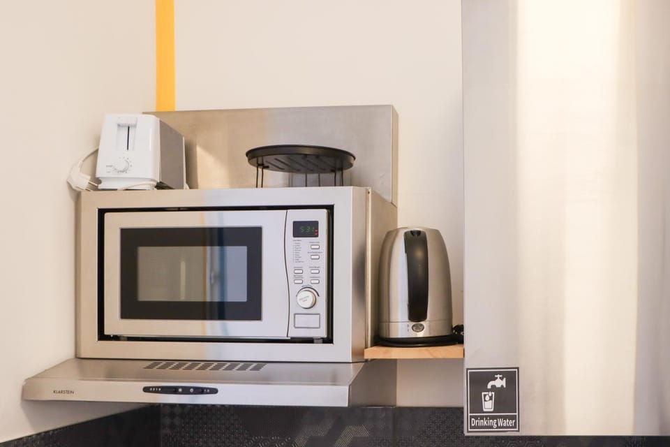 microwave, toaster