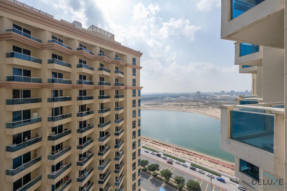Property building, Natural landscape, Lake view